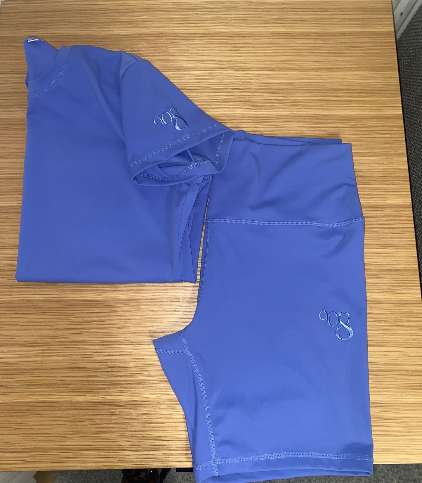 Periwinkle Biker Shorts